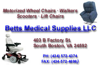 Betts Medical Supplies - South Boston, VA