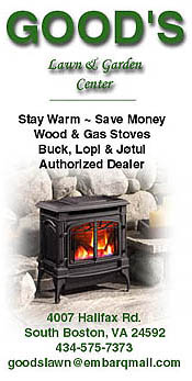 Good's Lawn & Garden - South Boston - Wood & Gas Stoves - Buck, Lopi and Jotul