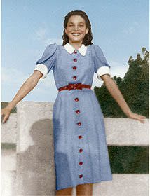 Bessie as a young bride