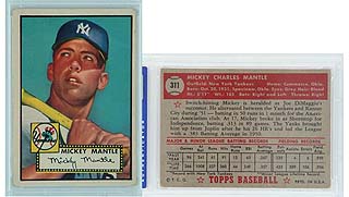 Mickey Mantle Rookie Card