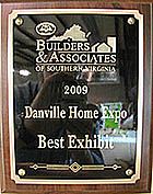 2009 Home Expo Best Display Plaque