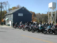 Check in at Keysville Depot - Outside Southside Messenger Building