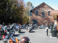 Drakes Branch Pavilion, where the original depot once stood