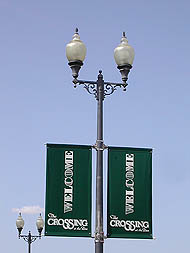 Crossing at the Dan - Flags