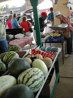Melons and displays